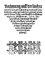 2. Rechenbuch 1525