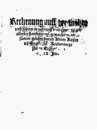 2. Ries-Buch 1522