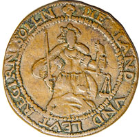 Rechenpfennig Sachsen-Coburg-Eisenach, Vs