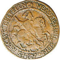 Rechenpfennig Sachsen-Coburg-Eisenach, Rs