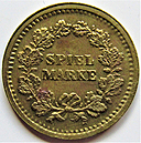 Rechenpfennig, König Albert von Sachsen