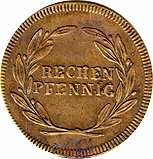 Rechenpfennig, Nürnberg, Rs