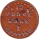 Rechenpfennig/Spielgeld, Rs