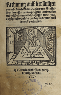 1.Rechenbuch 1527